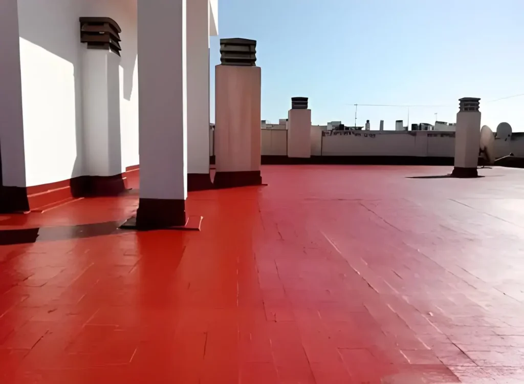 Los Pintores Valladolid hacen impermeabilización de terraza de cubierta continua