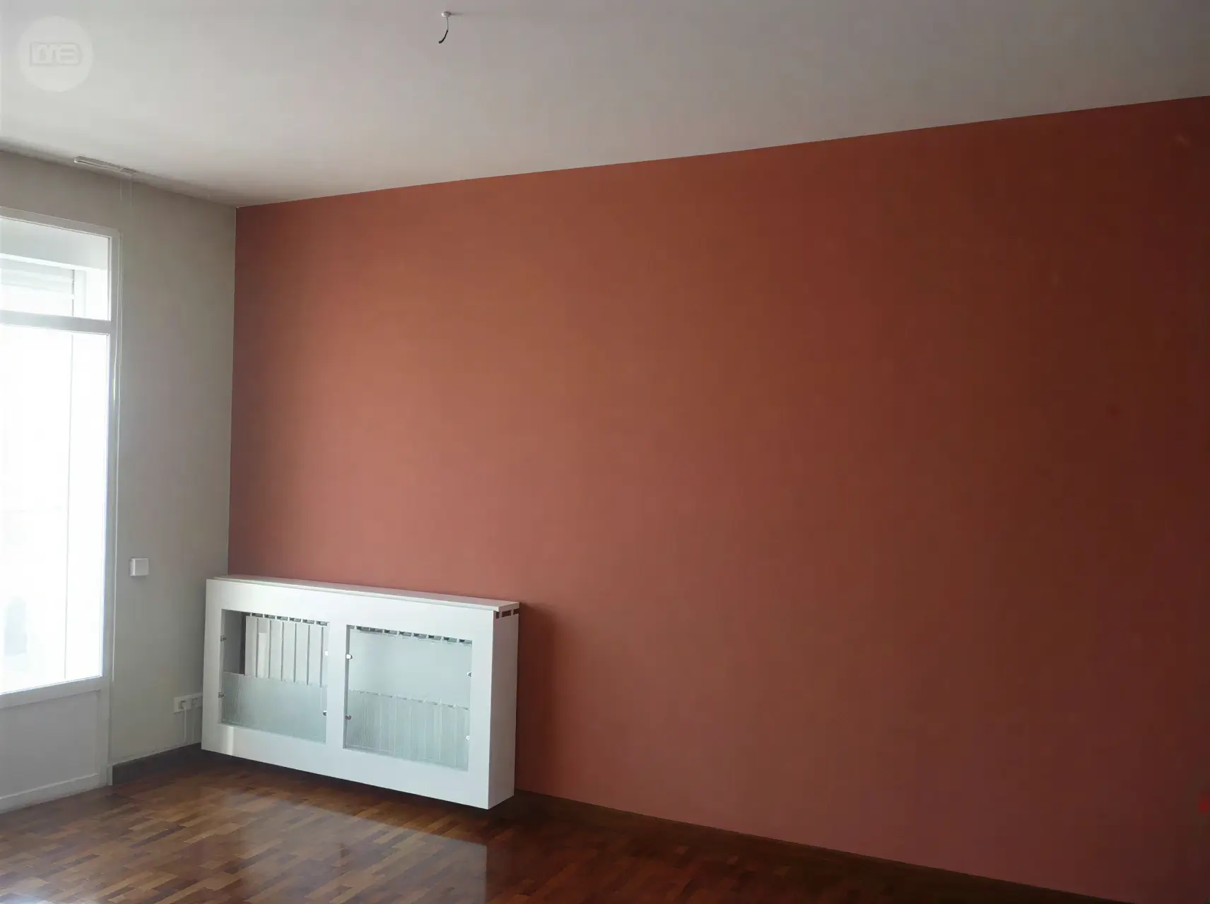 Pared de acento en color en vivienda, pintura interior realizada por Los Pintores Valladolid